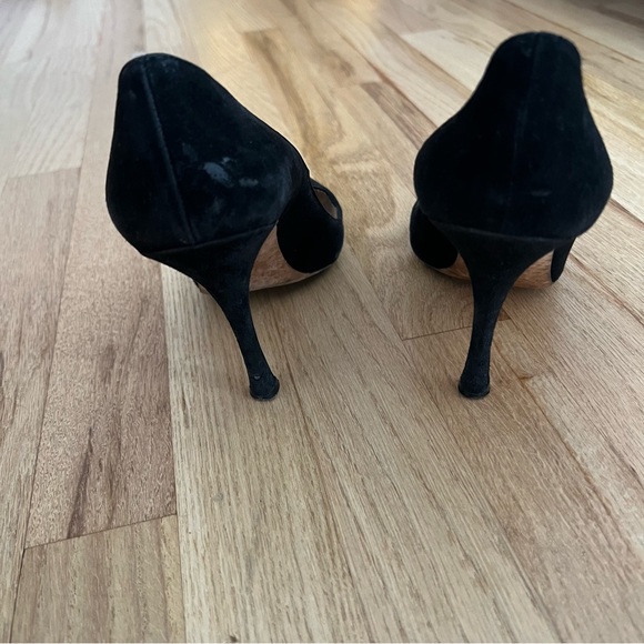 Manolo Blahnik BB 90 Suede Pumps - Black 39 - Picture 7 of 9